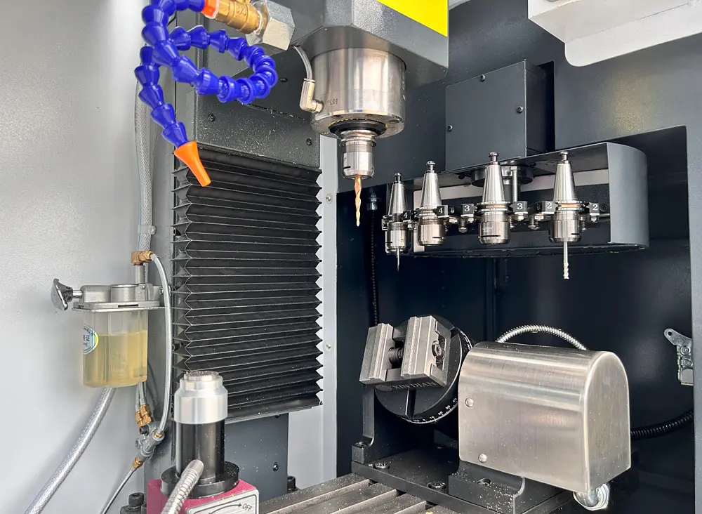 YORNEW's MX220 five axis CNC Mill